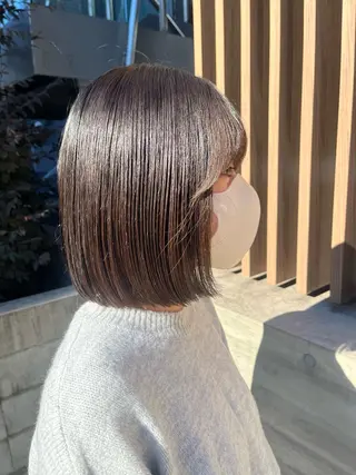 ショート 髪質改善/縮毛矯正 艶カラー/珠聡のヘアスタイル