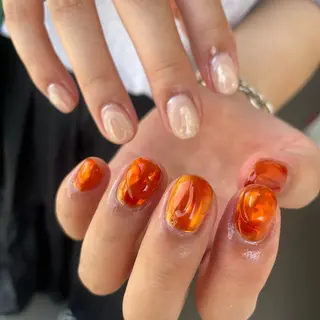 ネイル カメレオン京橋🌻 草葉由佳のネイルデザイン