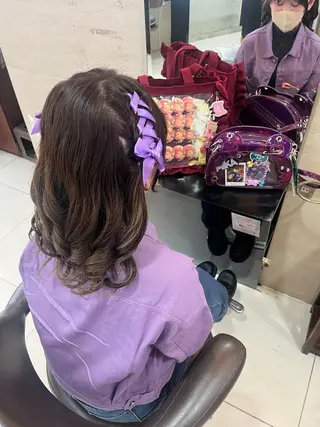 セミロング ヘアメイクアップ 🎀Rina🎀💚のヘアスタイル