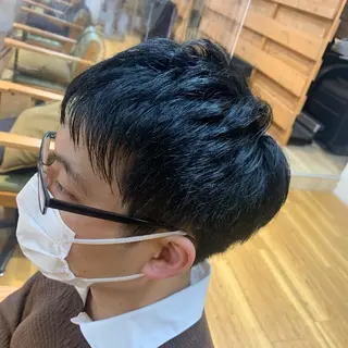 メンズ ショート🌼パーマ 本間正子のヘアスタイル