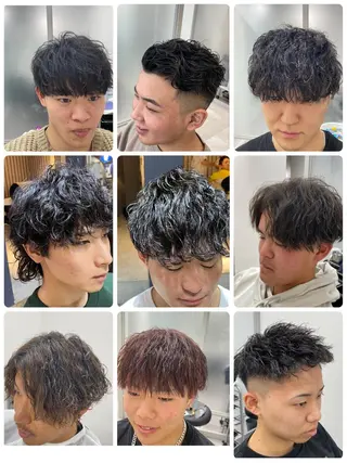 パーマ メンズ シェアサロンReco-リコ- 今泉パークサイド店所属・メンズパーマ専門★★ ナカゾノのヘアスタイル