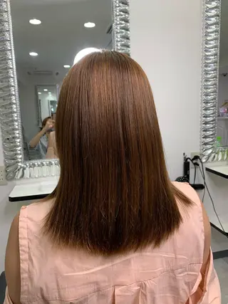 ミディアム ルービック難波／韓国 /艶カラー/KAZUのヘアスタイル