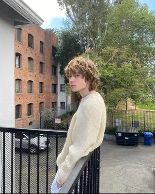 ミディアム パーマ NERO 松井 隆人のヘアスタイル