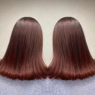 セミロング カラー tocca 💜石田愛結💜のヘアスタイル