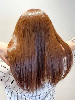 セミロング スパニスト 神山のヘアスタイル