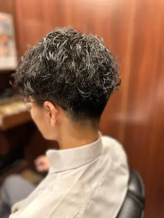 ショート パーマ メンズ 2回目以降✖︎ こうようのヘアスタイル