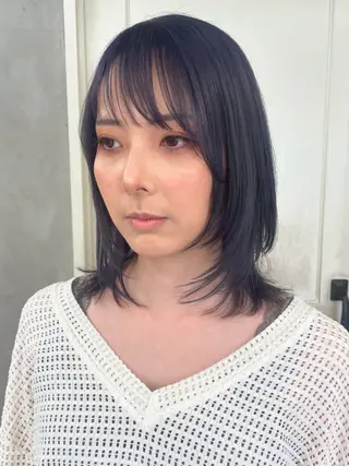 ミディアム カラー RorriM natsuのヘアスタイル