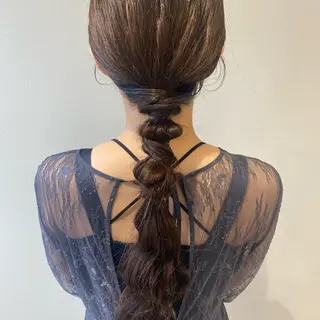 ロング ヘアアレンジ 久保田 茜のヘアスタイル