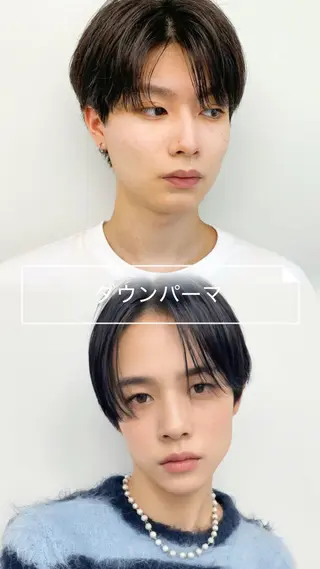 ショート パーマ メンズ 加藤 いくみのヘアスタイル