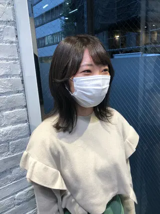 ミディアム 志木駅1分☆髪質改善 ミニモ限定特別割引✨のヘアスタイル