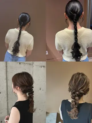 ヘアアレンジ あかり🌷ナチュラル 、透明感カラーのヘアスタイル