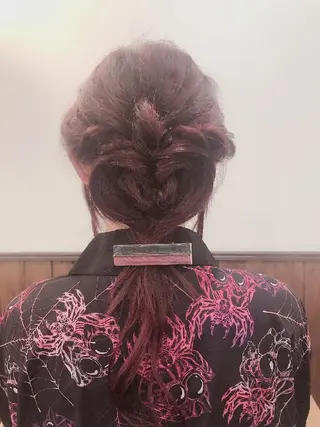 ヘアアレンジ ミディアム 金城 和将のヘアスタイル