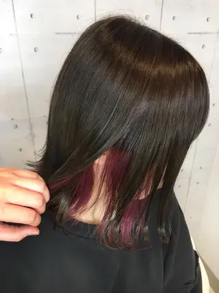 ミディアム カラー 韓・中華美女ヘア 🇰🇷×🇨🇳のヘアスタイル