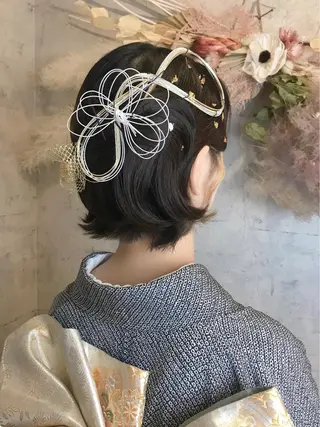 ショート ヘアアレンジ 《カメレオン》 西田美輝のヘアスタイル