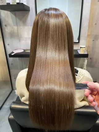 ロング カラー 👑髪質改善カラー 中垣斗希のヘアスタイル