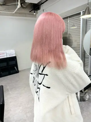 ミディアム カラー ✨武内凌太✨ 複雑履歴/ムラ修正のヘアスタイル