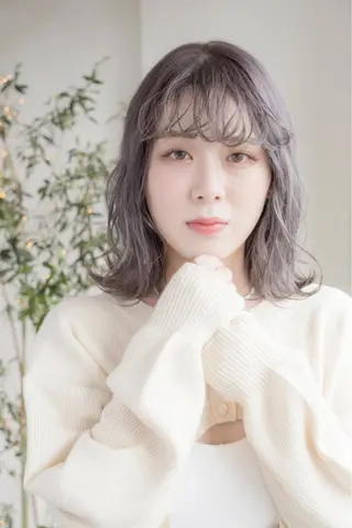 セミロング カラー 💛ハイトーン💛 りむのヘアスタイル