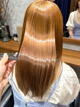 ロング カラー ヒナ子🦋 ブリーチカラーのヘアスタイル