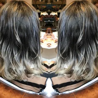 ミディアム カラー パーマ ヘアアレンジ 🫧代表/新宿駅近/ 限定価格🫧田辺貴裕のヘアスタイル