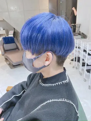 ショート カラー メンズ ヘアアレンジ 𝐑𝐈𝐍𝐊𝐀 🐷🖤のヘアスタイル