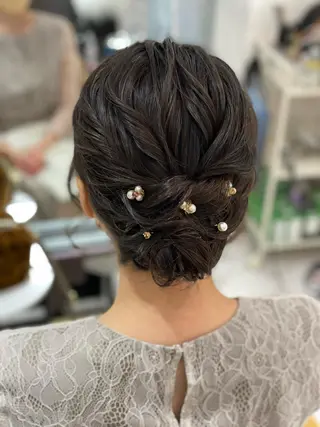 セミロング 六本木/ヘアセット /hairmakeのヘアスタイル