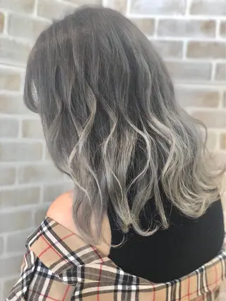 セミロング カラー Ash 武蔵境店のヘアスタイル