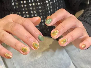ショート eyelash  & nail Noi 松戸店【ノイ】所属・武田 莉咲のネイルデザイン