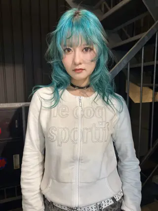 カラー ブリーチ特化/ 渋谷/TAIKIのヘアスタイル