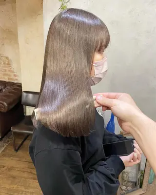 ミディアム カラー 遠藤 拓馬のヘアスタイル