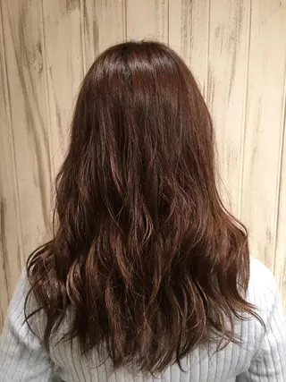 ミディアム セミロング ロング カラー 永井大樹✨ 透明感カラー✨のヘアスタイル