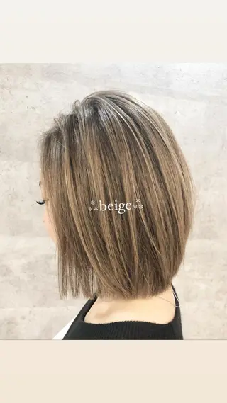 ミディアム カラー i  plus＋所属・髪質改善で 憧れの潤艶美髪にのヘアスタイル