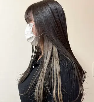 ロング カラー スタジオノル パーマ🌀あやなのヘアスタイル