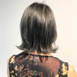 ミディアム Maeda マエダのヘアスタイル