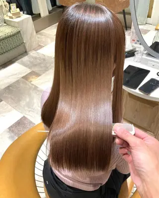 ロング 縮毛矯正/美髪カラー 松田空優哉のヘアスタイル