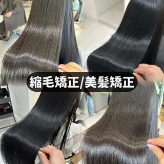 ロング 赤み消し/オリーブ カーキ/福田れんのヘアスタイル