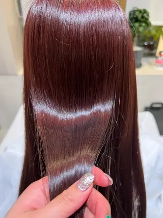 カラー 藤本 麗未のヘアスタイル