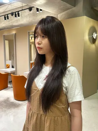 ロング SHINDO MIYUのヘアスタイル