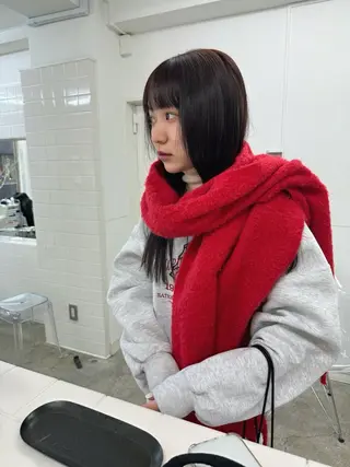 ミディアム カラー 繭所属・こはる／ハードパーマ /癖毛風パーマ🧃のヘアスタイル