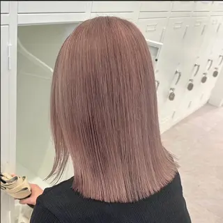 セミロング tsubasa🪽 ／ブリーチカラーのヘアスタイル