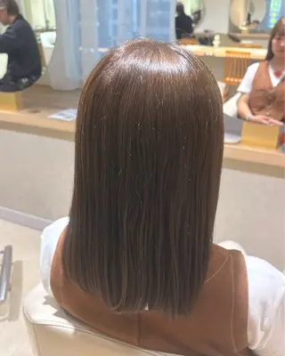 ミディアム カラー 大宮/透明感カラー/ yuzuki🌙のヘアスタイル