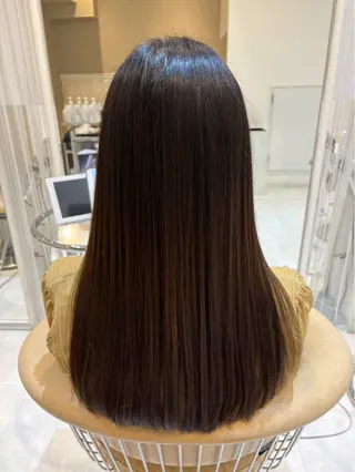 ロング 松永 彩花のヘアスタイル