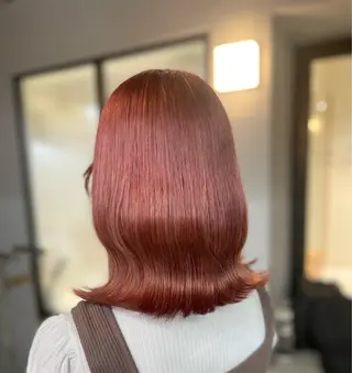 ミディアム カラー zina渋谷所属・韓国レイヤー顔周り カット髪質改善しゅんのヘアスタイル