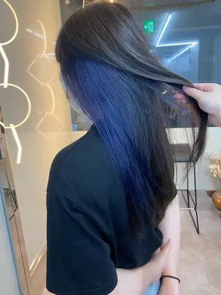 ロング カラー Nece所属・久米寿李恵 くめじゅりえのヘアスタイル