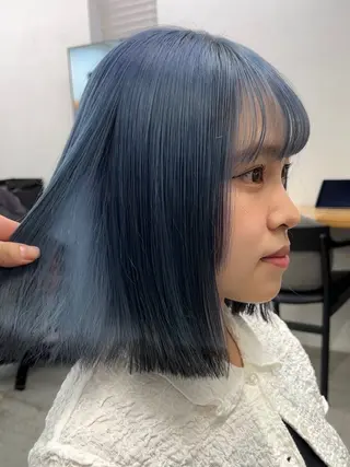 ミディアム カラー ヘアアレンジ 韓国/ハイトーン/ ボブ🎀MIKU🎀のヘアスタイル