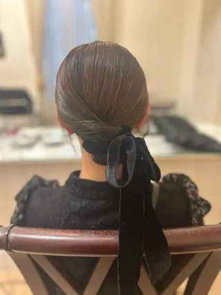 ミディアム ヘアアレンジ 石本麻栞🍓 アレンジ/メイクのその他イメージ