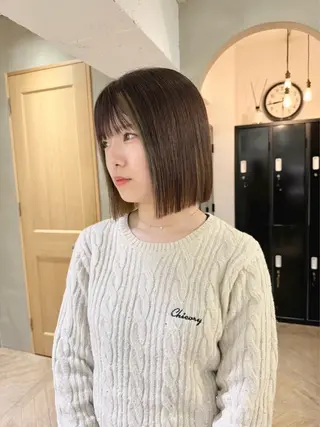 ショート カラー 透明感似合わせカラー 🍀あかり🍀のヘアスタイル