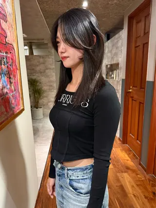 セミロング カラー mai / linoah˚✧のヘアスタイル