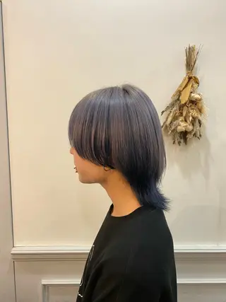 カラー 縮毛矯正/🍒ྀི ナカヤマミオ🍒ྀིのヘアスタイル