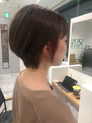 ショート JILBLAN京都 ショート/ハイライトのヘアスタイル