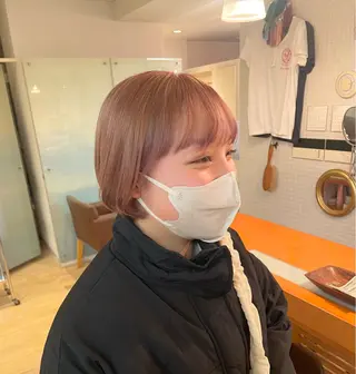 ショート カラー L'arte所属・松並 直のヘアスタイル